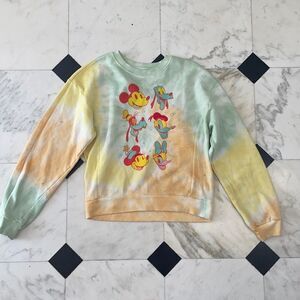 Mickey & Friends Tie Dye Kids Sweatshirt